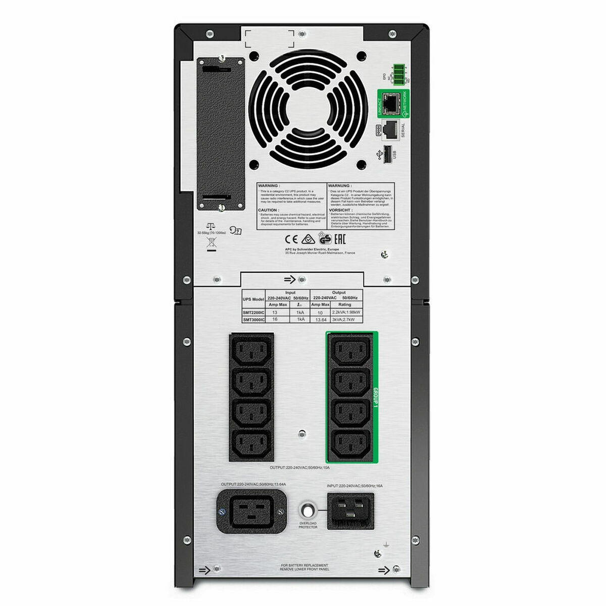 Gruppo di Continuità Interattivo UPS APC SMT3000IC 2700W